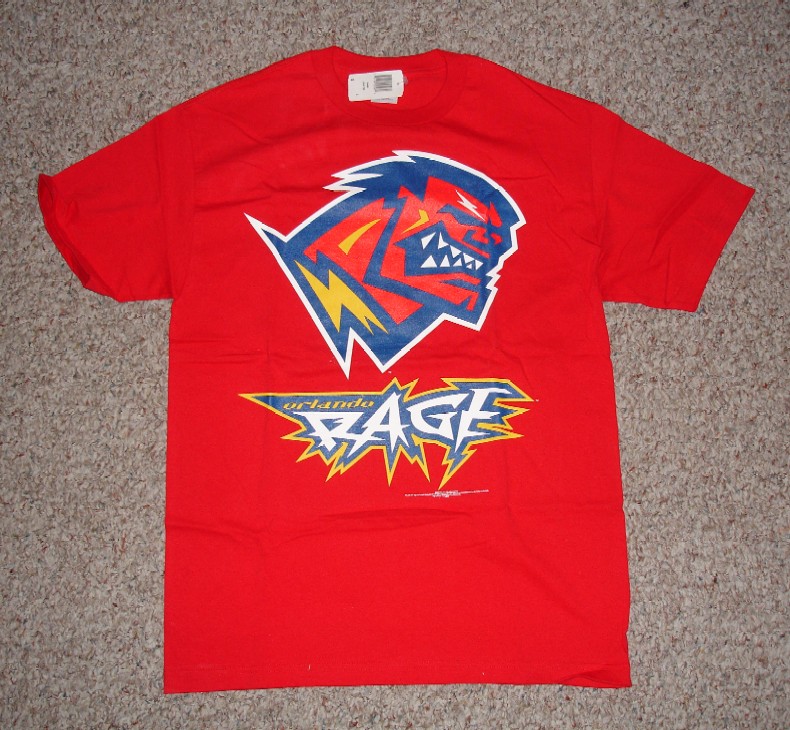 ORLANDO RAGE XFL FOOTBALL COTTON TSHIRT NWT M  